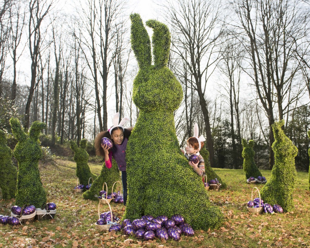 National Trust unveils show-stopping giant topiary Easter Bunny