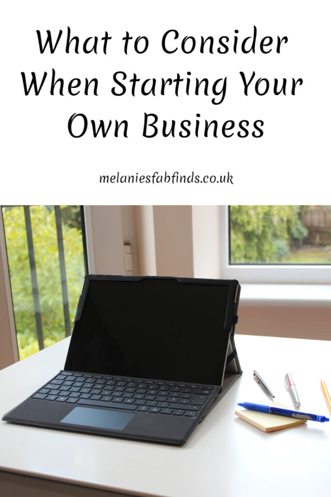 What To Consider When Starting Your Own Business