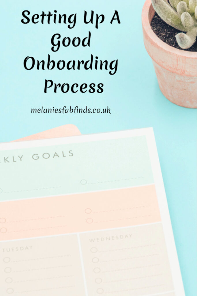 Setting Up A Good Onboarding Process