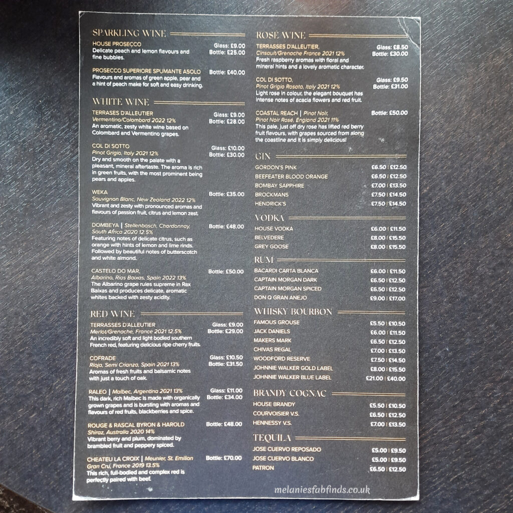 Hot Rocks Restaurant Menu