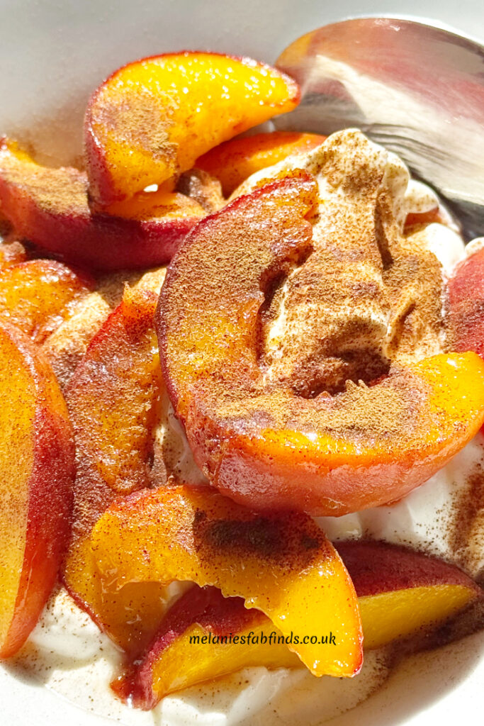 Caramelised Peach with Greek Yogurt