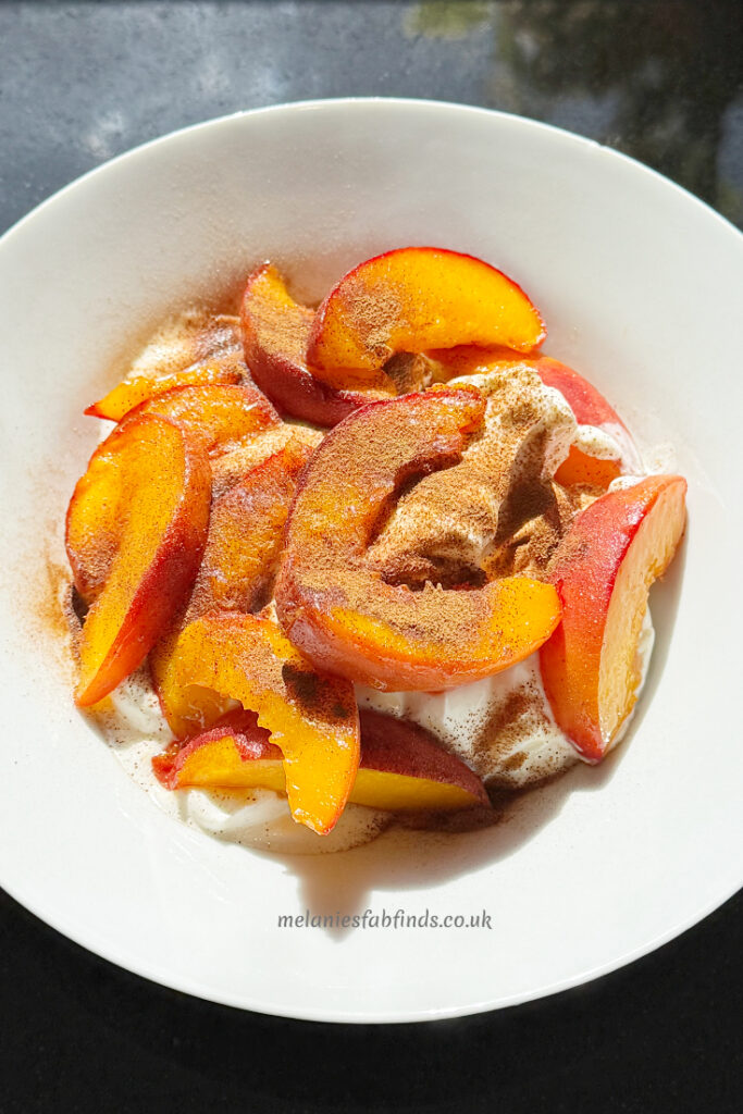 Caramelised Peach with Greek Yogurt